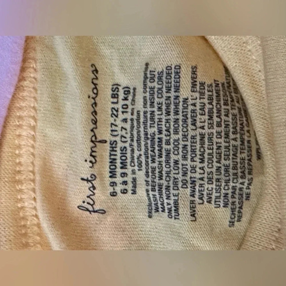 NWT First impressions  long sleeve shirts 6-9 months - Picture 5 of 5